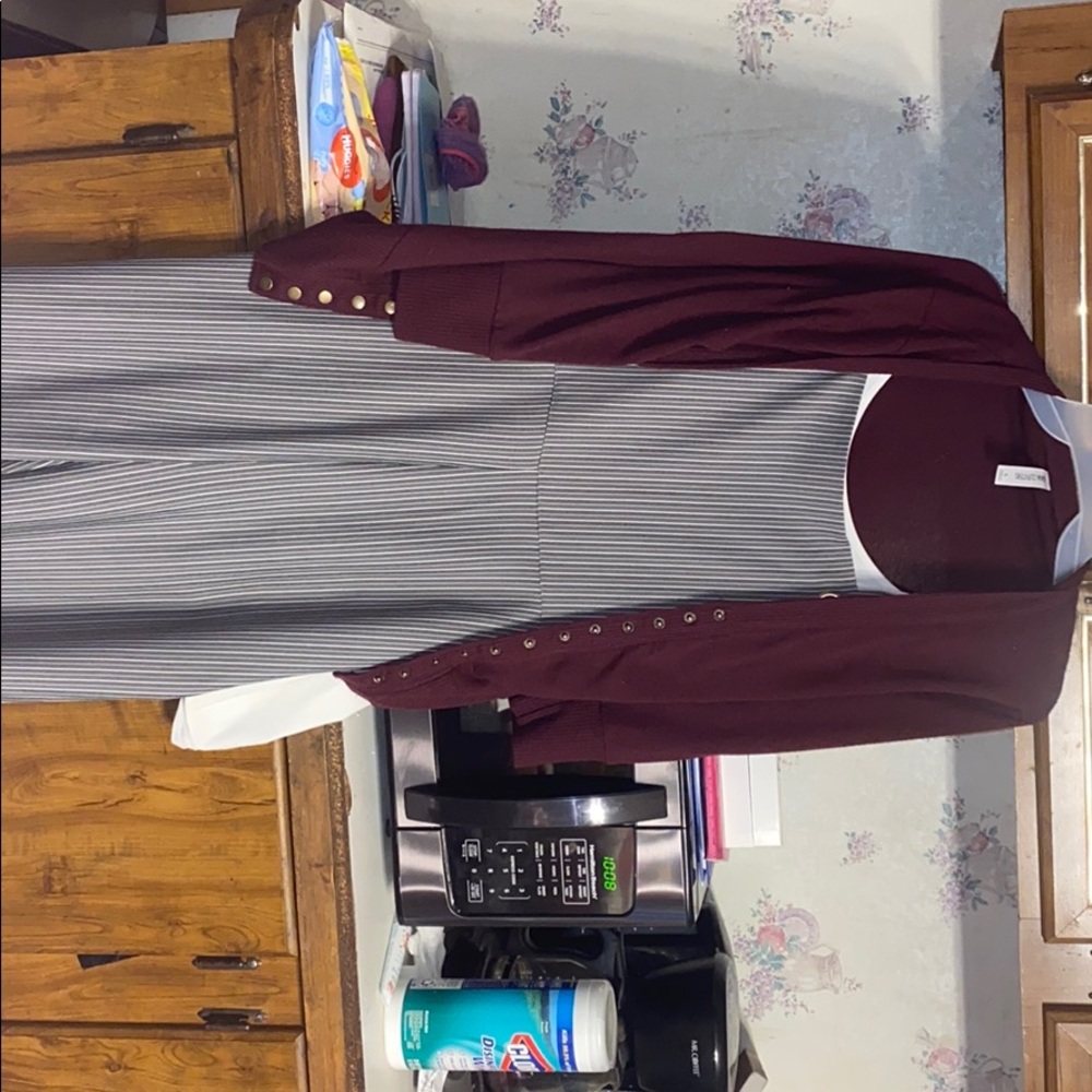 Jumpsuit pinstriped